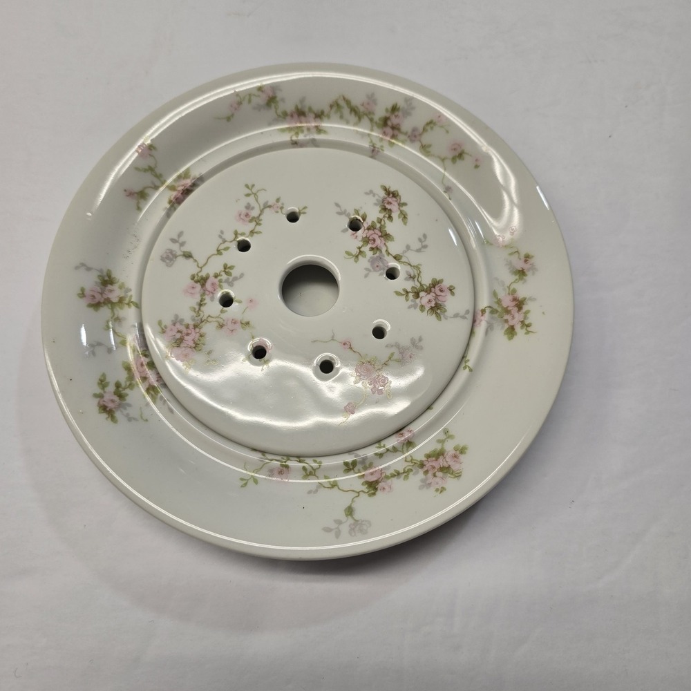 Vintage Theodore Haviland Limoges Porcelain Butter Dish Base with Insert France